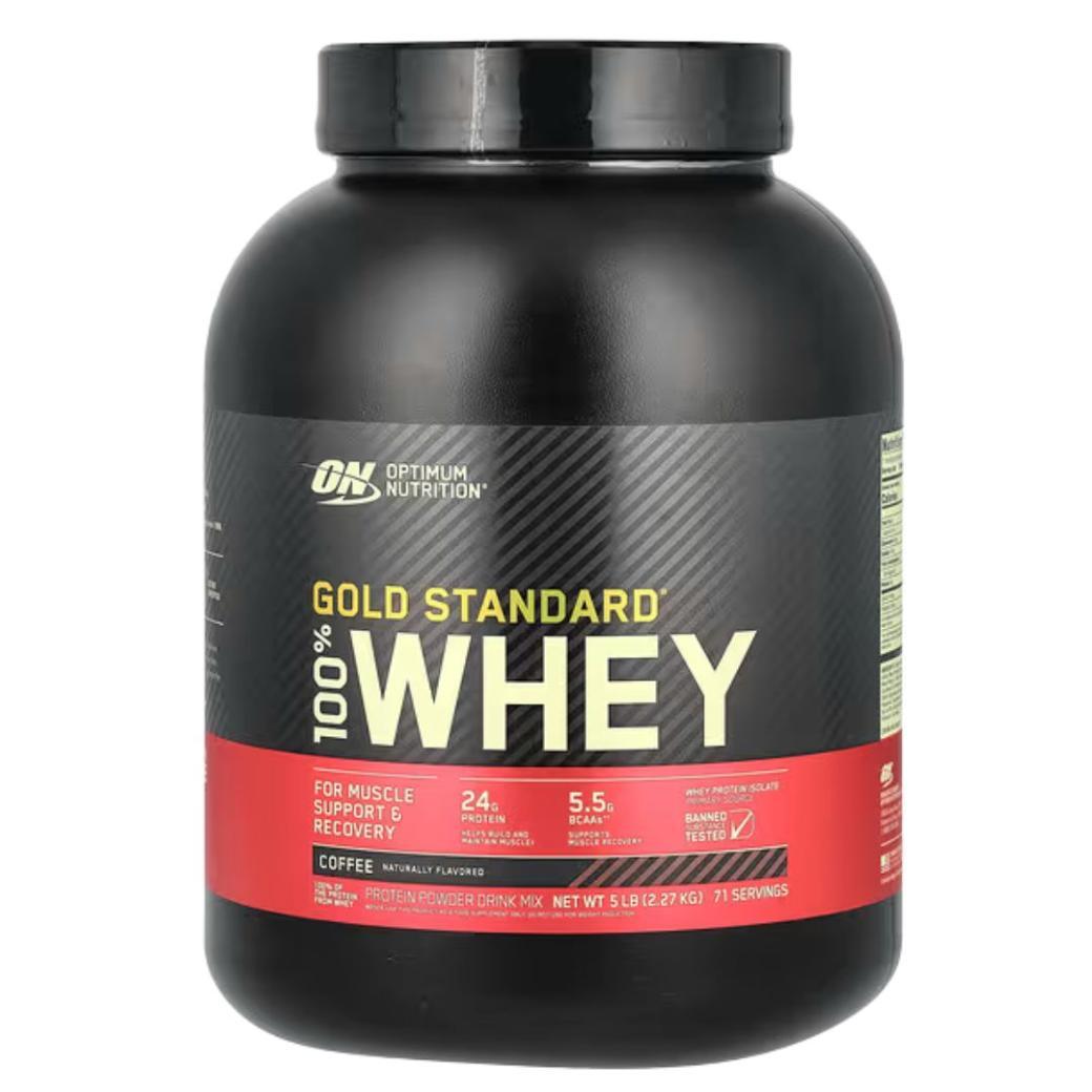 Optimum Nutrition Gold Standard Whey Protein 2.27kg (5 Lbs) - Coffee