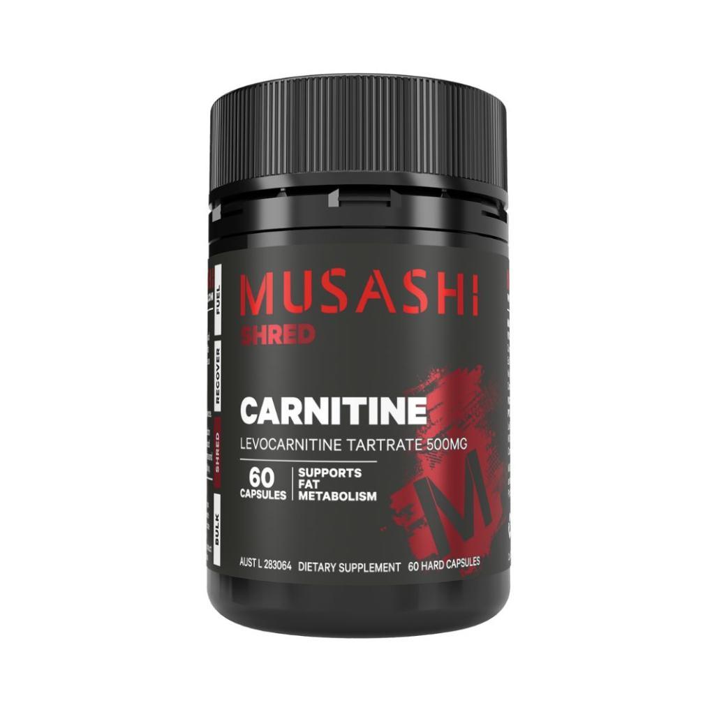 Musashi Carnitine 500mg (60 Capsules)