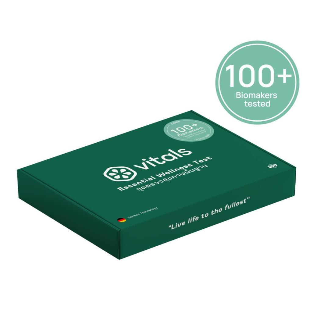 Vitals Core Wellness Test 100+ Biomarkers | Vitamin & Nutrient Analysis | Personalized Supplement Guidance